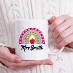 Personalized Heartful Mug Gift for Teacher