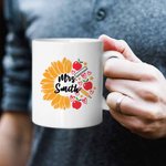 Personalized Heartful Mug Gift for Teacher