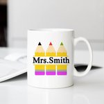 Personalized Heartful Mug Gift for Teacher