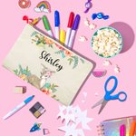 Personalised Fawn Canvas Pencil Bag with Name