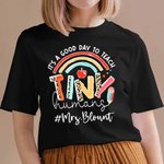 Personalisierte It's A Good Day To Teach Name T-Shirt für Lehrer