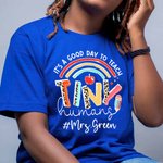 Personalisierte It's A Good Day To Teach Name T-Shirt für Lehrer