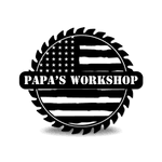 Personalisierte amerikanische Flagge Metall Werkstatt Zeichen