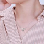 Personalized 100 Languages I love You Photo Projection Mom Necklace