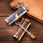 Personalized Dragon's Breath Immortal Lighter Fire Starter Permanent Match Keychain Birthday Halloween Gift for Men
