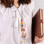 Lanyard personnalisé Pomme mignonne pour badges d'identité pour professeurs Infirmière