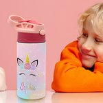Personalisierte Fantasy Einhorn Wasserflasche Geschenk für Kinder