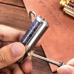 Personalized Dragon's Breath Immortal Lighter Fire Starter Permanent Match Keychain Birthday Halloween Gift for Men