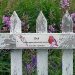 Personalized Memorial Bench Plaque Memorial Gift