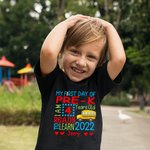Personalisiertes T-Shirt für Kinder vom Kindergarten bis zur 5. Klasse mit Name und Alter des Kindes