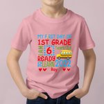 Personalisiertes T-Shirt für Kinder vom Kindergarten bis zur 5. Klasse mit Name und Alter des Kindes