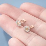 Personalisierte Sterling Silber Hoop-Ohrringe mit Geburtsstein Muttertag Geburtstag Geschenke für sie