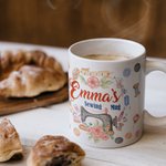 Personalisierte bunte Nähen Crafter Mug Geschenk für sie