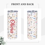 Personalisierte bunte Näherin Crafter Edelstahl Becher Geschenk für sie