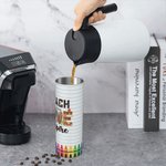 Gepersonaliseerde Tumbler voor leraren Teach Love Inspire