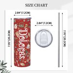 Personalisierte bunte Näherin Crafter Edelstahl Becher Geschenk für sie