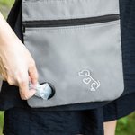 Personalized Dog Treat Pouch Waterproof Bag with Shoulder Strap and Poop Bag Holder