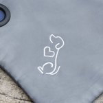 Personalized Dog Treat Pouch Waterproof Bag with Shoulder Strap and Poop Bag Holder