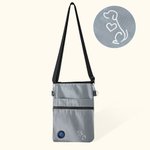 Personalized Dog Treat Pouch Waterproof Bag with Shoulder Strap and Poop Bag Holder