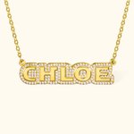 Personalized Bar Name Necklace Gift for Women