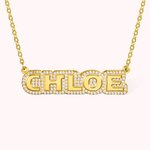 Personalised Bar Name Necklace Gift for Women