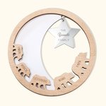 Personalised Big Bears and Cubs Wooden Sign for Family Decoration