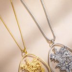 Personalisierte Drop Shaped Geburt Blume Bouquet Anhänger Halskette mit Birthstones