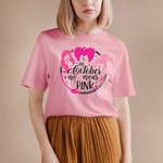 Personalisierte Im Oktober tragen rosa für meine Mutter Brustkrebs-Bewusstsein T-Shirt