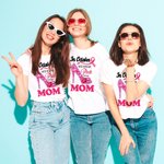 Personalisierte Im Oktober tragen rosa für meine Mutter Brustkrebs-Bewusstsein T-Shirt