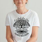 Personalisierte Our Roots Run Deep Our Love Runs Deeper Familientreffen Baum-T-Shirt