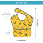 Personalized Waterproof Winnie the Pooh Baby Bib Washable Fabric