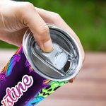 Personalized Halloween Pumpkins Skinny Tumbler with Straw 20oz Stainless Steel Colorful Pumpkin Tumbler Funny Halloween Gift