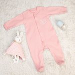 Personalized Baby Romper with Embroidery Name Coming Home Outfit Onesies