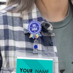 Personalized Retractable Pronoun Badge Reel Swivel Clip LGBTQ and Pride Rainbow