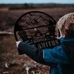 Personalized Campfire Metal Wall Art Sign for Home Decoration