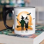 Halloween Personalizado Siempre Hermanas Taza 10 oz Mejor Amigo Regalo
