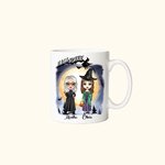 Taza personalizada de Halloween Cuando estamos juntos todas las noches son Halloween
