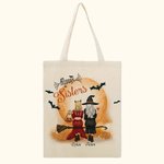 Personalisierte Halloween immer Schwestern Canvas Tasche