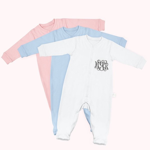 Baby Romper with Embroidery Name Outfit