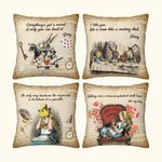 Personalized Alice in Wonderland Cushion Cover for Kid Gift
