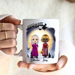 Taza personalizada de Halloween Cuando estamos juntos todas las noches son Halloween