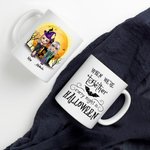 Taza personalizada de Halloween Cuando estamos juntos todas las noches son Halloween