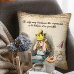 Personalized Alice in Wonderland Cushion Cover for Kid Gift