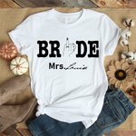 Personalisierte Ring Finger Braut Shirt für Hochzeitsparty Bachelorette Party