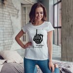 Personalisierte Ring Finger Braut Shirt für Hochzeitsparty Bachelorette Party