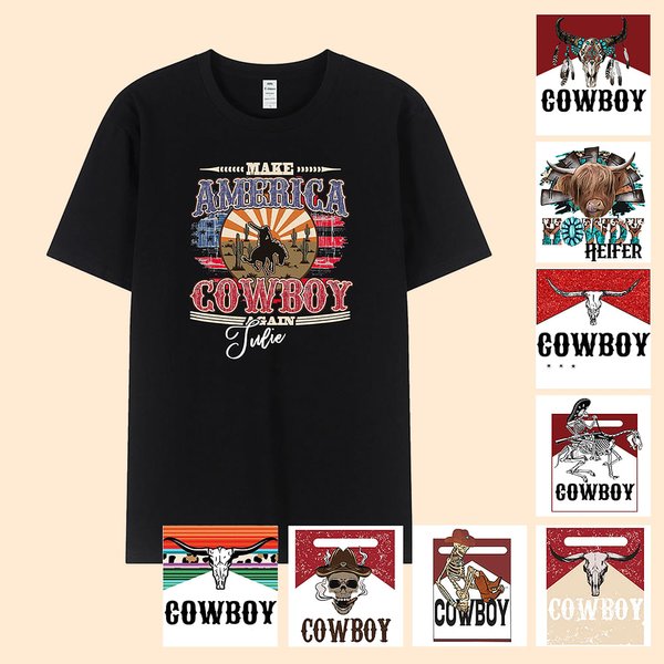 Chemise de cow-boy personnalisée avec nom