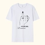 Personalisierte Ring Finger Braut Shirt für Hochzeitsparty Bachelorette Party