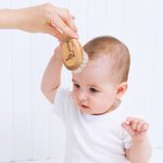 Set personalizado de cepillo y peine de madera para bebé con pinza para chupete y manta Regalo de Baby Shower para recién nacido