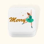 Boîte à bijoux en cuir personnalisée pour danseuse de ballet Ballerina pour femmes filles