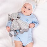 Personalized Lovey Baby Comforter Sleep Soother Security Blanket for Baby